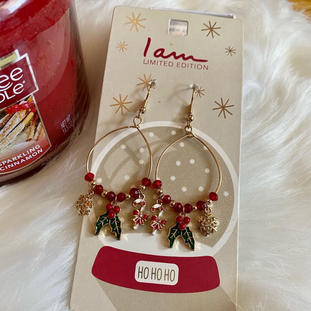 🎄I Am Christmas Tassel Earrings🎄